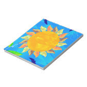 Sonnenblume Notizblock (Rotiert)
