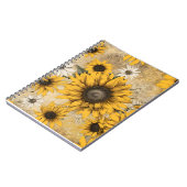 Sonnenblume Notizblock (Linke Seite)