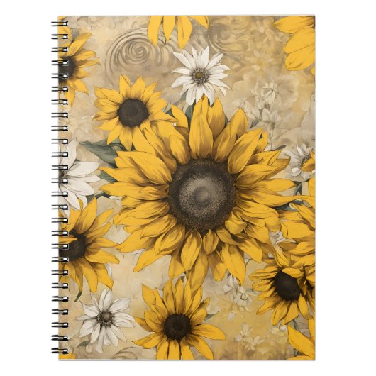 Sonnenblume Notizblock (Vorderseite)