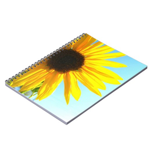 Sonnenblume-Notizbuch Notizblock (Linke Seite)