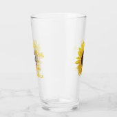 Sonnenblume "Nur eine Wildblume in der Liebe..." Glas (Rechts)