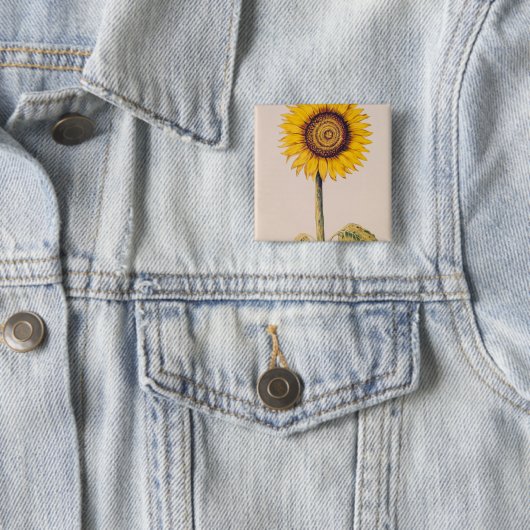 Sonnenblume oder Helianthus Button (Beispiel)