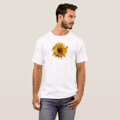 Sonnenblume-Öffnung T-Shirt (Vorne ganz)