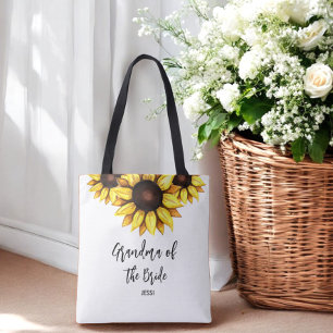 Sonnenblume Oma der Braut Hochzeit Tasche