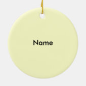 Sonnenblume Oma Keramik Ornament (Hinten)