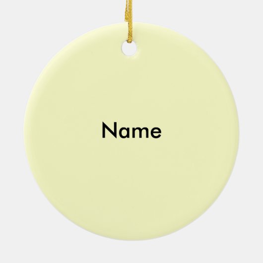 Sonnenblume Oma Keramik Ornament (Hinten)