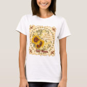 Sonnenblume Oma T-Shirt (Vorderseite)