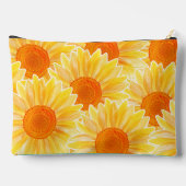 Sonnenblume Orange Accessory Pouch Zubehörtasche (Rückseite)
