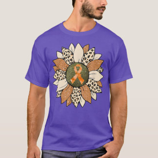 Sonnenblume Orange ADHD Awareness Girl Women Warri T-Shirt