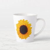 Sonnenblume Orange Gelbe Schwarze Blüte 4Kate Milchtasse (Rechts)