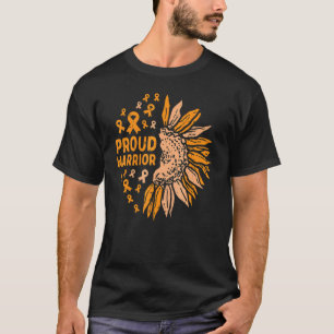 Sonnenblume Orange Ribbon Proud Warrior Leukemia A T-Shirt