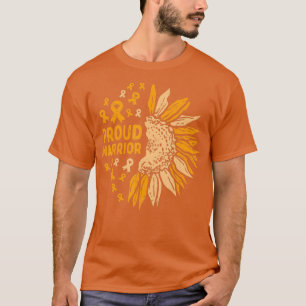 Sonnenblume Orange Ribbon Proud Warrior Leukemia A T-Shirt