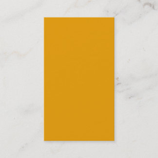 Sonnenblume Orange Solid Color Visitenkarte