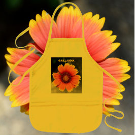 Sonnenblume Orange und Gelbe Gaillardia Helle Kinderschürze