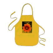 Sonnenblume Orange und Gelbe Gaillardia Helle Kinderschürze (Vorne)