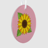 Sonnenblume Ornament (Vorderseite)