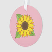 Sonnenblume Ornament (Vorderseite)