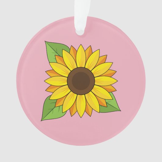 Sonnenblume Ornament (Vorderseite)