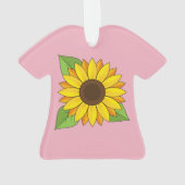 Sonnenblume Ornament (Rückseite)
