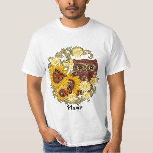 Sonnenblume Owl T - Shirt