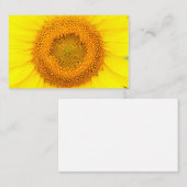Sonnenblume Ozeanien, 3,54" x 2,165" Visitenkarte (Vorne/Hinten)