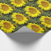 Sonnenblume-Packpapier Geschenkpapier (Ecke)