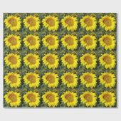 Sonnenblume-Packpapier Geschenkpapier (Flach)