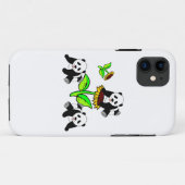 Sonnenblume-Pandas Case-Mate iPhone Hülle (Rückseite (Horizontal))
