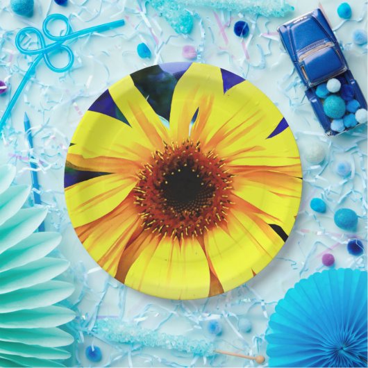 Sonnenblume Paperplate Pappteller (Party)