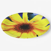 Sonnenblume Paperplate Pappteller (Schrägansicht)