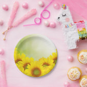 Sonnenblume-PapierTeller Pappteller (Party)