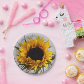 Sonnenblume-PapierTeller Pappteller (Party)