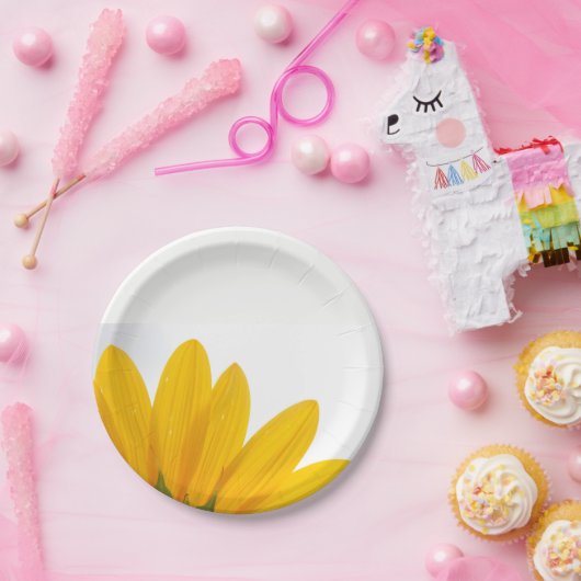 Sonnenblume-PapierTeller Pappteller (Party)