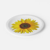 Sonnenblume-PapierTeller Pappteller (Schrägansicht)