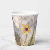 Sonnenblume Pappbecher (Vorderseite)