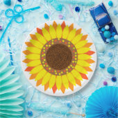 Sonnenblume Pappteller (Party)
