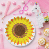Sonnenblume Pappteller (Party)