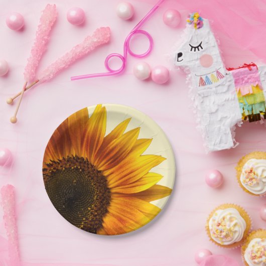 Sonnenblume Pappteller (Party)
