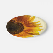 Sonnenblume Pappteller (Schrägansicht)