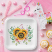 Sonnenblume Pappteller (Party)