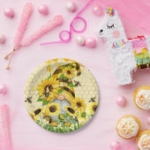 Sonnenblume Pappteller (Party)