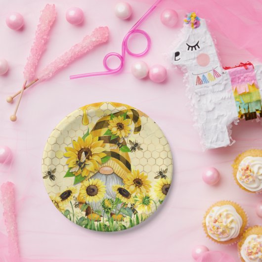 Sonnenblume Pappteller (Party)
