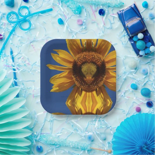 Sonnenblume Pappteller (Party)