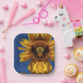 Sonnenblume Pappteller (Party)
