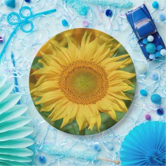 Sonnenblume Pappteller (Party)