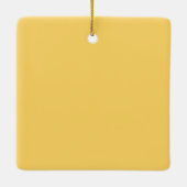 Sonnenblume personalisieren Text Keramikornament (Rückseite)