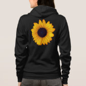 Sonnenblume Personalisiert Hoodie (Rückseite)