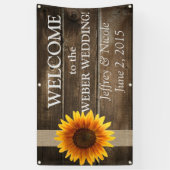 Sonnenblume-personalisierte kundenspezifische banner (Vertikal)