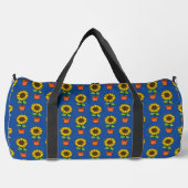 Sonnenblume Pflanze in einem Pot-Muster Duffle Bag (Vorderseite)