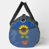 Sonnenblume Pflanze in einem Pot-Muster Duffle Bag (Rechts)